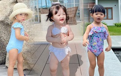 Vẻ ngộ nghĩnh, đáng yêu của 3 bé gái con sao Việt