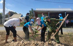 Phụ nữ Đồng Tháp trồng cây xanh chào mừng thành công Đại hội đại biểu Phụ nữ toàn quốc XIII