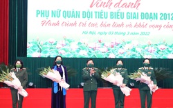 Vinh danh 378 “bông hoa thép” của phụ nữ quân đội