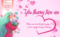 Báo PNVN chúc mừng ngày Quốc tế Phụ nữ 8/3