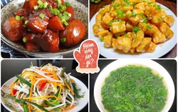 Bữa cơm tối đủ món bắt mắt với giá 76 nghìn đồng