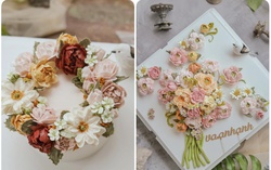 9X làm bánh đẹp hơn ngoài tiệm, chỉ để tặng người thân, bạn bè