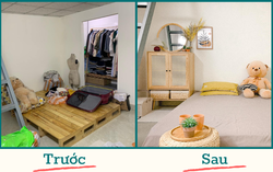 Chỉ với 8 triệu đồng cải tạo nhà trọ 12m2 thành nơi cực "chill"