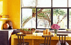 9 mẫu nhà bếp màu vàng mang lại năng lượng tích cực