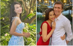 Sau ly hôn, Á hậu Hoàng Oanh đăng ảnh, chồng cũ vào khen nức nở