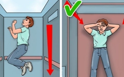Khi thang máy bất ngờ rơi tự do, nên nằm hay đứng? 