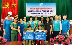 Hòa Bình: Hội Phụ nữ cơ sở nhận đỡ đầu 2 trẻ mồ côi