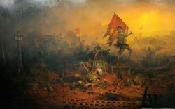 Chiến thắng Điện Biên Phủ qua nét vẽ Mai Duy Minh