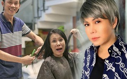 Là tắc kè hoa đổi đủ kiểu tóc dài ngắn, Việt Hương nay "chơi lớn" cạo trọc vẫn được khen