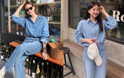 Sành điệu với trang phục denim-on-denim