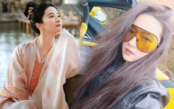 Lưu Diệc Phi mặc "ngầu", lái siêu xe ở đời thường