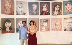 Nữ nhà báo trong nét vẽ Huỳnh Dũng Nhân