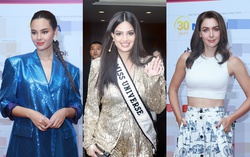 Bộ 3 Hoa hậu Hoàn vũ Catriona Gray - Natalie Glebova - Harnaaz Sandhu đọ sắc tại Việt Nam