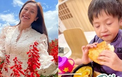Thanh Thúy làm đồ ngon, nhìn phản ứng của 2 quý tử mà bật cười