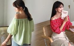 Đây là 4 kiểu áo trễ vai đang được diện nhiều nhất: vừa mát mẻ lại đẹp chuẩn sang xịn mịn
