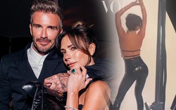 Victoria Beckham khoe hậu trường chụp tạp chí, body mẹ 4 con bỏ xa con dâu tỷ phú