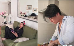 Ngô Thanh Vân khoe món cá hồi siêu ngon