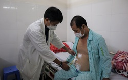 Sau tai nạn giao thông, bụng người đàn ông to như ‘bà bầu sắp đẻ’