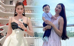 Phạm Hương tự khoe mặc đồ bộ của bà ngoại khi về Việt Nam