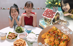 Mẹ "truyền lửa" nấu ăn cho con