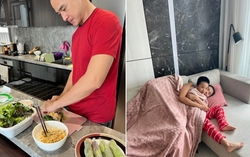Lương Thế Thành đăng ảnh than “phận trai 12 bến nước”, Thúy Diễm nói 1 câu khiến chồng ngậm ngùi