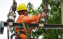 Điện lực miền Bắc trực 24/24h để cung cấp điện cho khách hàng trong mùa mưa bão