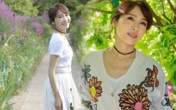 51 tuổi vẫn mặc váy hoa tinh nghịch, Lê Tư được khen khéo chọn trang phục