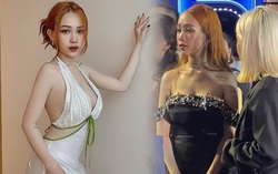 Bắt gặp con gái đại gia Minh Nhựa đi xem hoa hậu