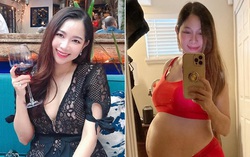 Cựu thành viên nhóm Mắt Ngọc sinh con ở Mỹ