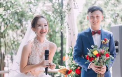 Cô dâu tự lên kế hoạch cho đám cưới tiết kiệm ở mảnh sân nhỏ