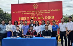 Hội LHPN quận 8 “nói không với bạo lực trẻ em” bằng phiên tòa giả định