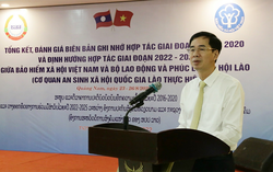 BHXH Việt Nam và Cơ quan An sinh xã hội Quốc gia Lào tăng cường hợp tác trong lĩnh vực an sinh xã hội
