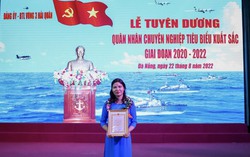 Niềm tự hào của nữ quân nhân chuyên nghiệp tiêu biểu duy nhất của Vùng 3 Hải quân