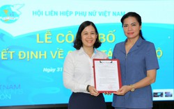 TƯ Hội LHPN Việt Nam trao quyết định bổ nhiệm Phó trưởng Ban Gia đình - Xã hội