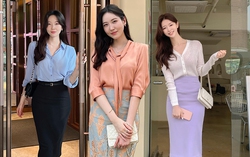 10 cách diện chân váy bút chì thanh lịch