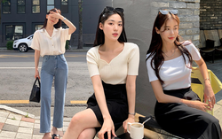 4 kiểu áo trắng giúp phong cách thêm tinh tế
