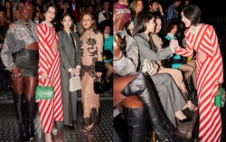 IU bất ngờ bị "ma nữ" Mai Davika lấn át tại Milan Fashion Week
