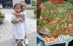 Hồ Ngọc Hà làm món canh bổ dưỡng cho các "cục cưng"