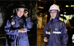 Phóng viên VTV lên tiếng về hình ảnh cố gắng đứng vững trong bão Noru để đưa tin trực tiếp