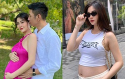 Á hậu Diễm Trang mang thai 6 tháng vẫn đi bộ 5.000 bước mỗi ngày