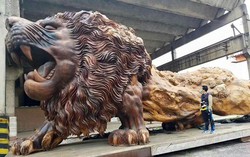 Tác phẩm điêu khắc được công nhận là tượng gỗ nguyên khối lớn nhất thế giới