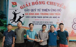 Xã tổ chức giải thể thao quyên tiền giúp gia đình khó khăn, mắc bệnh hiểm nghèo