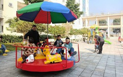 Hội LHPN Việt Nam tặng công trình khu vui chơi trẻ em cho Bệnh viện Sản nhi tỉnh Lào Cai