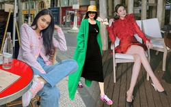 Tham khảo 10 cách diện trang phục màu nổi của sao Việt