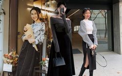 10 công thức diện chân váy đen giúp phong cách thăng hạng