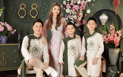 Vì sao gia đình Đăng Khôi - Thủy Anh thích mặc áo dài dịp năm mới?