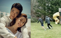 Choáng với chiều cao ở tuổi 14 của quý tử nhà Kwon Sang Woo và Á hậu "dâu hụt" đế chế Samsung