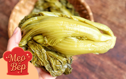 Mẹo muối dưa cải vàng giòn, không bị váng và chẳng lo bị khú