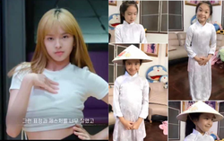 Thành viên nhóm “em gái BLACKPINK" gây sốt với hình ảnh mặc áo dài, đội nón lá Việt Nam