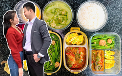 Chồng chăm chỉ dậy sớm mỗi sáng nấu cơm cho vợ bầu, thực đơn khiến hội chị em xuýt xoa